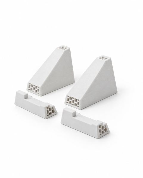Patas de portátil sobre fondo blanco