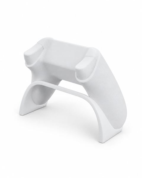 Soporte de mando sobre fondo blanco