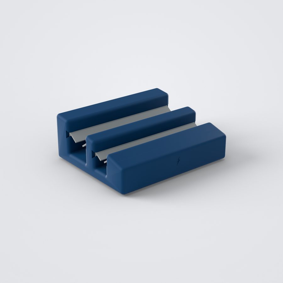 Soporte de portátil, vertical, con tablet