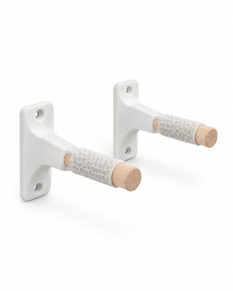 Soporte de bici sobre fondo blanco