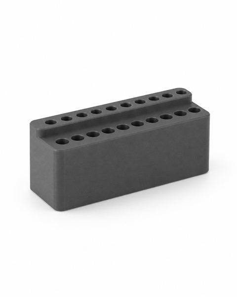 Bloque de puntas sobre fondo blanco