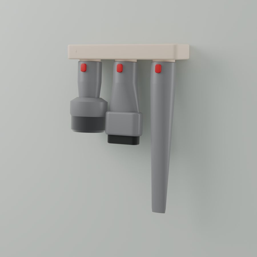 Riel del aspirador, compatible con dyson v