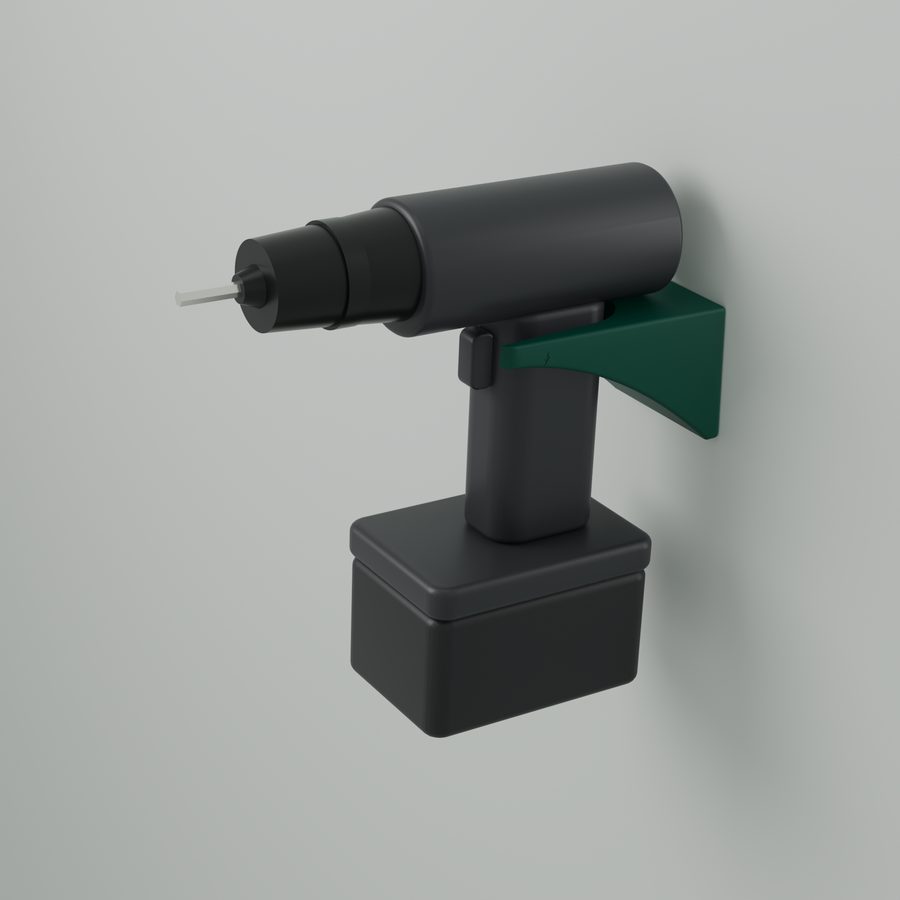 Soporte de taladro, para la pared